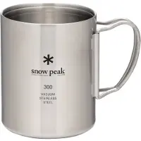 Snow Peak Stainless Vacuum Double Wall Pentolino (300 ml, grigio)