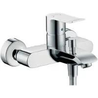 Hansgrohe Metris mitigeur monocommande de baignoire pour montage apparent, porte-à-faux 123-130.5mm, 31480000, 31480000