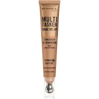Rimmel London Multitasker Wake Me Up Correttore e Fondotinta Rose Honey 20ml — Fondotinta correttore
