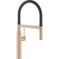 GROHE Essence Nero, Acciaio spazzolato