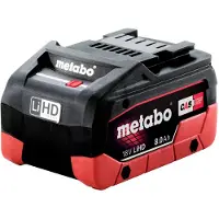 Metabo Pacco batterie LiHD da 18 V - 8,0 Ah