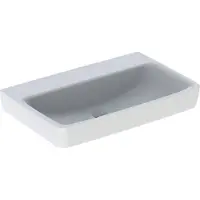 Geberit Renova Plan, lavabo, 75x48 cm, sans trou pour robinet, sans trop-plein, 501693, 501.693.00.1, 501.693.00.1