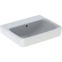 Geberit Renova Plan, lavabo, 55x44 cm, sans trou pour robinetterie, avec trop-plein, 501634, 501.634.00.1, 501.634.00.1