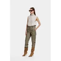 Alter Ego Yara Trousers Sage Green Taglia: S | Pantaloni di pelle Outlet | Donna | Verde