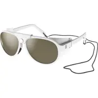SCOTT - Occhiali da sole - Cervina White Brown in Pelle - Bianco