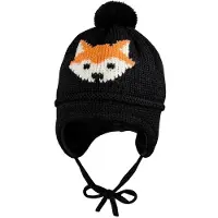 Maximo Mini Boy-Mütze Ausgenäht Berretto Bambini (45 cm, nero)