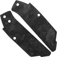 Flytanium Handle scales Arcade Carbon Fiber Inlay Set - Shredded
