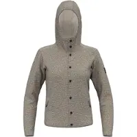 Salewa Women's Sarner Undyed Wool Hooded Jacket Giacca di lana Donna (44, grigio/marrone)