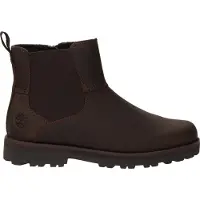 Timberland unisex per bambino. TB0A25GK9311 Stivaletti Chelsea in pelle Courma marrone (33), Basso, Cerniera, Velcro, Casual, moda per bambi