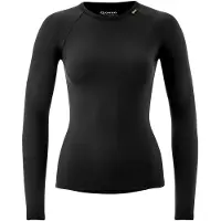 Gonso Women's Essential U Shirt Longsleeve Maglietta tecnica ciclismo Donna (52, nero)