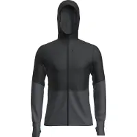 Icebreaker Merino 200 Realfleece Descender L/S Zip Hoodie Pullover in pile Uomo (S, nero)