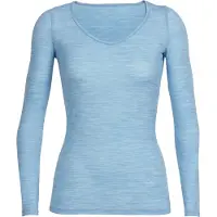 Icebreaker Women's Siren L/S Sweetheart Intimo lana merinos Donna (M, blu)