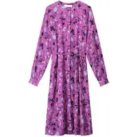 Pom Amsterdam Dress - Featherfest Cactus Pink Taglia: 38 | Abiti Midi Outlet | Donna | Rosa
