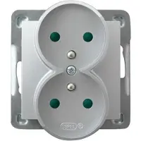 Ospel GP-2YRZP/m/18, Argento, IP20, 16 A, 71 mm, 45 mm, 71 mm