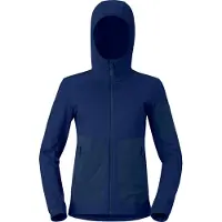 Norrøna Women's Falketind Warm2 Stretch Hood Giacca in pile Donna (L, blu)