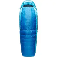 Sea to Summit - Sacco a pelo - Trek -18C/0F Down Sleeping Bag in Poliestere Riciclato - Taglia Lungo - Blu