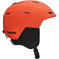 Salomon - Casco snowboard Uomo - Pioneer Lt Cherry Tomato per Uomo in Pelle - Taglia S - Arancione