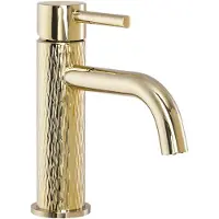REA Rubinetto da Lavabo Lungo Art Gold Low
