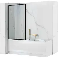 REA Schermo vasca LAGOS 80 Black