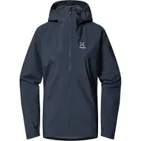 Haglöfs Women's Korp Proof Jacket Giacca antipioggia Donna (S, blu)