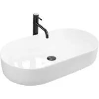 REA Lavabo da Appoggio in Vetroceramica Nadia 70