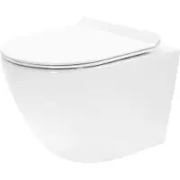 REA Vaso Wc Sospeso Carter 24cm Rimless