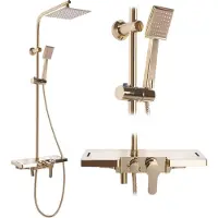 REA Set Doccia Bravo Gold