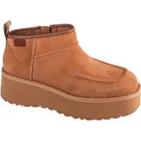 Ugg per donna. 1158193 Stivaletti Cityfunc Ultra Mini marroni (40), Marrone, 3 a 5cm, Cerniera, Casual