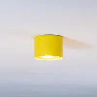 Argon Faretto da soffitto Chloe fisso, giallo