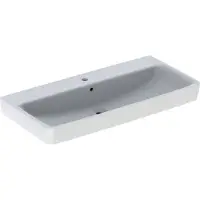 Geberit Renova Plan, lavabo à poser, 100x48 cm, 1 trou pour robinet, avec trop-plein, 501729, 501.729.00.8, 501.729.00.8