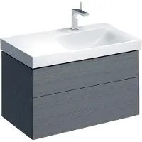 Geberit Xeno 2, armoire sous lavabo avec découpe pour siphon à droite, 880x530x462mm, 2 tiroirs, 500.516.43.1, 500.516.43.1