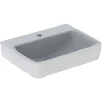 Geberit Renova Plan, lave-mains, 50x38 cm, 1 trou pour robinet, sans trop-plein, 501629, 501.629.00.8, 501.629.00.8