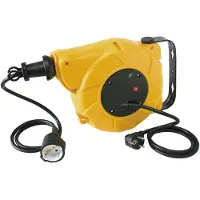 Briconess Avvolgicavo Elettrico Automatico Fissaggio A Parete - prolunga mt.8 + cavo mt.2 H05VV-F sezione 3G1,5