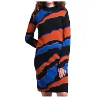 DEDICATED Women's Dress Lo Pepita Cats Abito Donna (XS, variopinto)