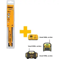 DeWalt Saebelsaegeblatt HCS Holz 203mm 5Stk