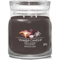 Yankee candle Signature Black Coconut Cocco Nero 368 g — Candela Profumata