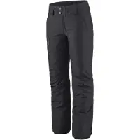 Patagonia - Pantaloni da sci isolanti - W's Insulated Powder Town Pants Black per Donne in Poliestere Riciclato - Taglia S - Nero