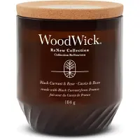 Woodwick ReNew Black Currant & Rose 184 g — Candela