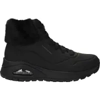 SKECHERS per donna. 167274 Scarpe da ginnastica Uno Rugged Fall Air Nere (36), Nero, Basso, Cerniera, Casual