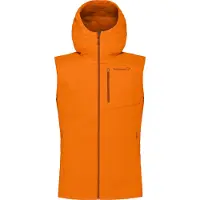 Norrøna Lyngen Alpha90 Vest Gilet in pile Uomo (S, arancione)
