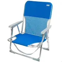 Aktive Sedia Pieghevole Fissa Con Maniglia Alluminio 55x34x71 Cm