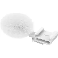 SmallRig 4734 Adattatore cold shoe con parabrezza peloso (bianco) per fotocamere Sony serie ZV