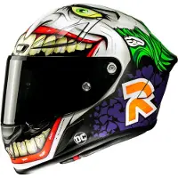 HJC RPHA 1 Joker DC Comics MC48F Casco Integrale unisex bianca, taglia S