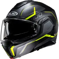 HJC I100 orix MC3HSF unisex nero, taglia L