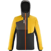 Millet - Giacca da sci impermeabile e traspirante - Atna Peak Jkt M Black/Safran per Uomo - Taglia S - Nero