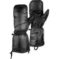 Mammut - Muffole isolanti in PrimaLoft&reg; - Arctic Mitten Black in Pelle - Taglia 11 - Nero