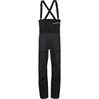 Mammut - Salopette freeride impermeabile e resistente - Haldigrat HS Bib Pants Men Black per Uomo in Softshell - Taglia M - Nero