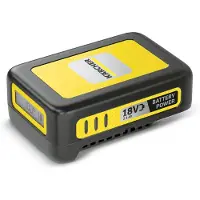 Kärcher 18V / 2.5 Ah Power Battery - Lithium Ion - LCD Screen - Non-slip Grips - Black