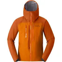 Norrøna - Giacca protettiva in GORE-TEX&reg; - Lyngen Gore-Tex Jacket M Exuberance per Uomo - Taglia S - Arancione