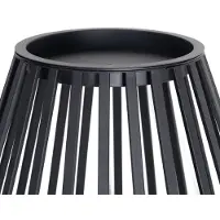 LUCANDE Lampada per terrazza Marrin, nero, metallo, Ø 46 cm